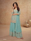 Palak By Gulkayara heavy Chinon With  Sequence Embroidery Stich Work Readymade Suits Online Wholesale